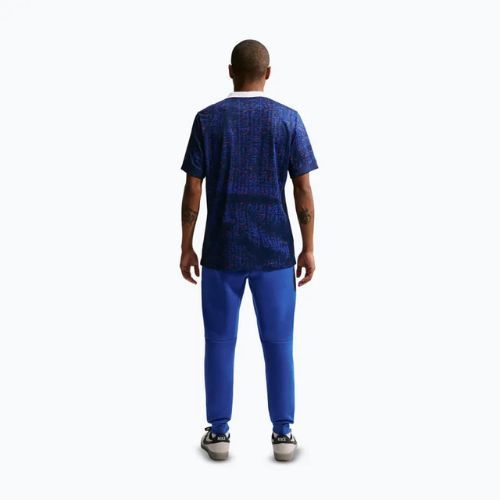 Vyriškos futbolo kelnės Nike FFF Tech Fleece Joggers game royal/metallic copper