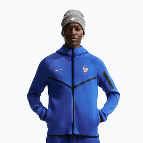 Vyriškas džemperis Nike FFF Tech Fleece Windrunner Full Zip game royal/metallic copper
