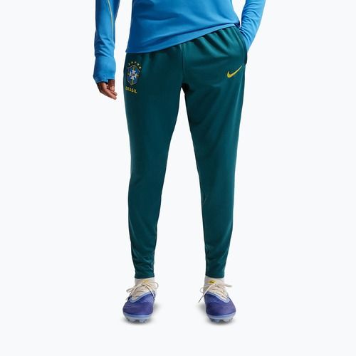 Vyriškos futbolo kelnės Nike Brazil Strike geode teal/light mint/midwest gold