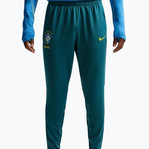 Vyriškos futbolo kelnės Nike Brazil Strike geode teal/light mint/midwest gold