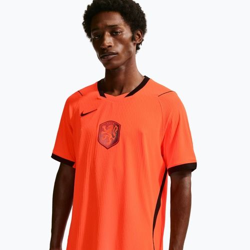 Vyriški futbolo marškinėliai Nike Netherlands 2026/27 Match Home hyper crimson/black