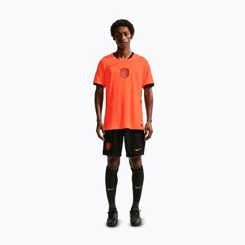 Vyriški futbolo marškinėliai Nike Netherlands 2026/27 Match Home hyper crimson/black