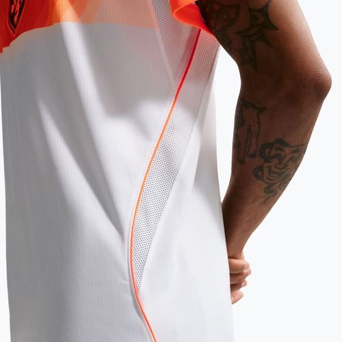 Vyriški futbolo marškinėliai Nike Netherlands 2026 Stadium Away white/hyper crimson/black