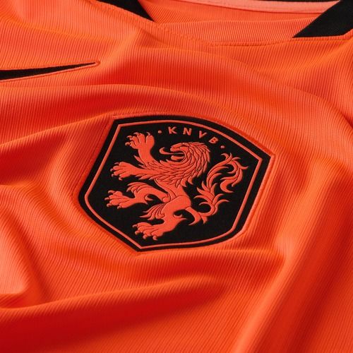 Vyriški futbolo marškinėliai Nike Netherlands 2026 Stadium Home hyper crimson/black