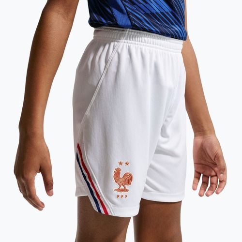 Vaikiški futbolo šortai Nike FFF 2026 Stadium Home white/metallic copper