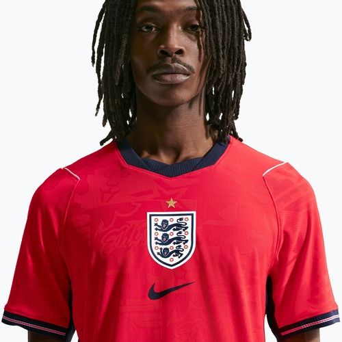 Vyriški futbolo marškinėliai Nike England 2026 Match Away speed red/obsidian/white/obsidian