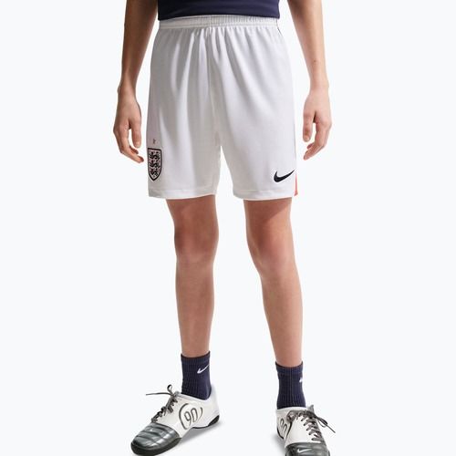 Vaikiški futbolo šortai Nike England 2026 Stadium Home white/speed red/obsidian/obsidian