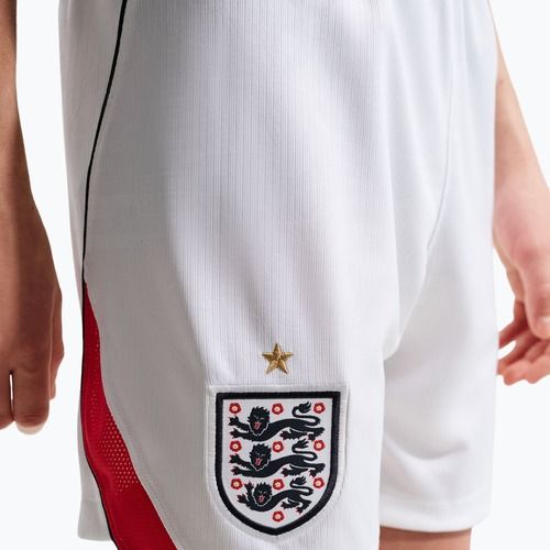 Vaikiški futbolo šortai Nike England 2026 Stadium Home white/speed red/obsidian/obsidian