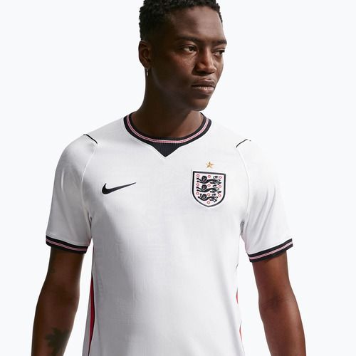 Vyriški futbolo marškinėliai Nike England 2026 Stadium Home white/speed red/obsidian/obsidian