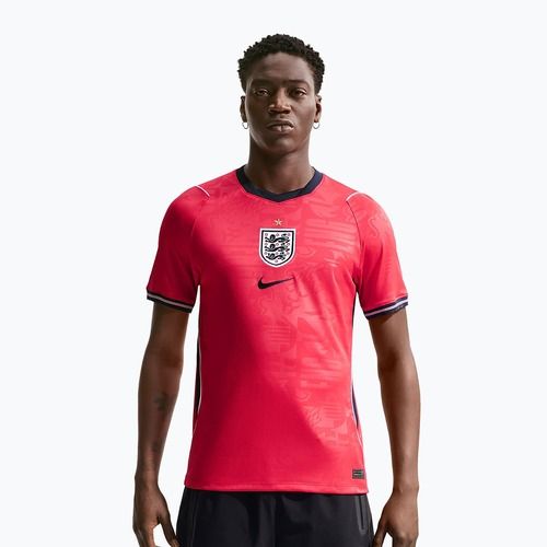 Vyriški futbolo marškinėliai Nike England 2026 Stadium Away speed red/obsidian/white/obsidian