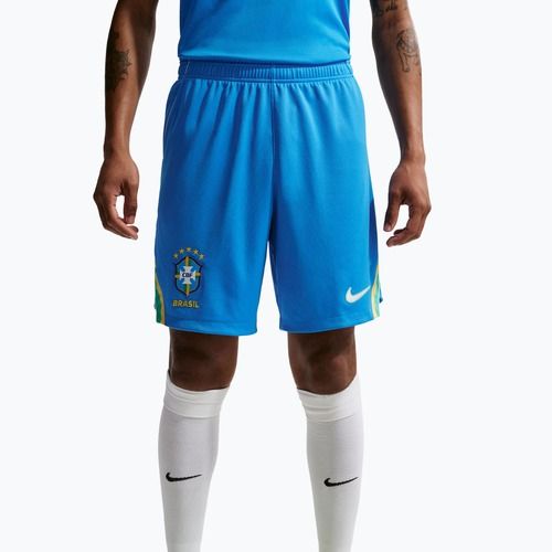 Vyriški futbolo šortai Nike Brazil 2026 Stadium Home lt photo blue/light mint/white