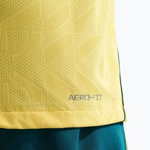 Vyriški futbolo marškinėliai Nike Brazil 2026/27 Match Home canary/light mint/geode teal