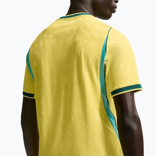 Vyriški futbolo marškinėliai Nike Brazil 2026/27 Match Home canary/light mint/geode teal