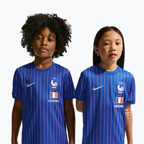 Vaikiški futbolo marškinėliai Nike France Pre-Match game royal/university red/white
