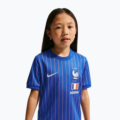 Vaikiški futbolo marškinėliai Nike France Pre-Match game royal/university red/white