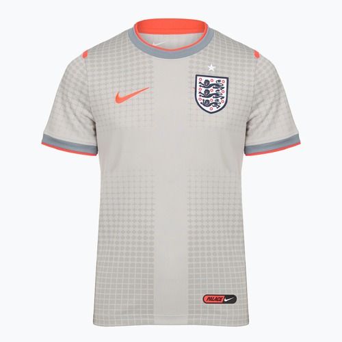 Vaikiški futbolo marškinėliai Nike England Pre-Match pewter grey/bright crimson