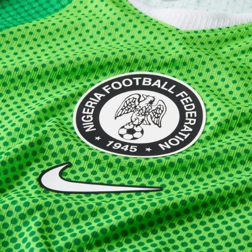 Vyriški futbolo marškinėliai Nike Nigeria 2026/27 Match Home pine green/electric green/white