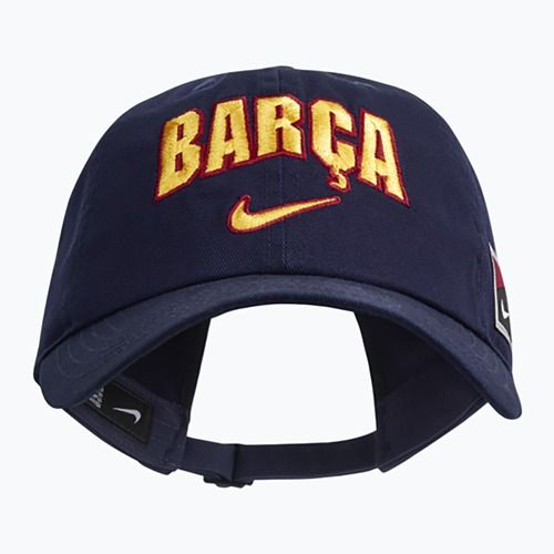 Kepuraitė su snapeliu vaikams Nike FC Barcelona Club Cotton blackened blue