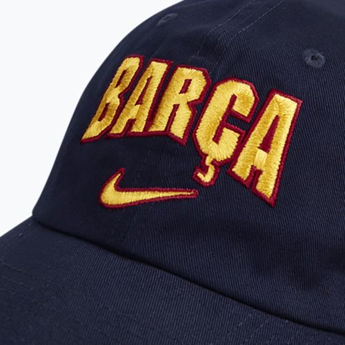 Kepurė su snapeliu Nike FC Barcelona Club Cotton blackened blue