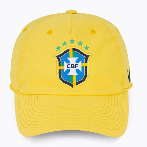 Kepurė su snapeliu Nike Club Brazil Poly canary