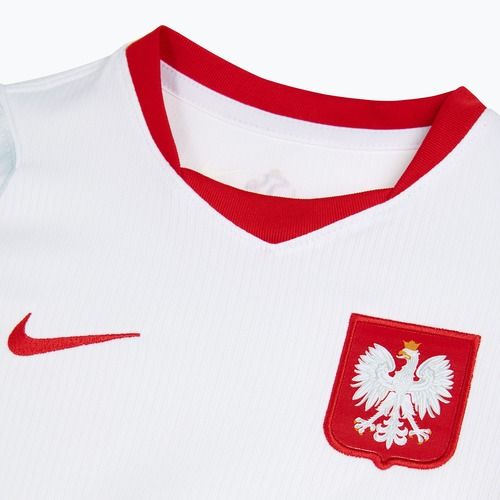Vaikiškas futbolo komplektas Nike Dri-Fit Poland Stadium Home Kit white/field silver