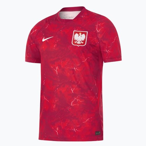 Vyriški futbolo marškinėliai Nike Dri-Fit Poland Stadium Away 2026 noble red/sport red
