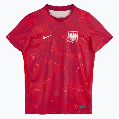 Moteriški futbolo marškinėliai Nike Dri-Fit Poland Stadium Away 2026 noble red/sport red