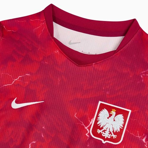 Moteriški futbolo marškinėliai Nike Dri-Fit Poland Stadium Away 2026 noble red/sport red