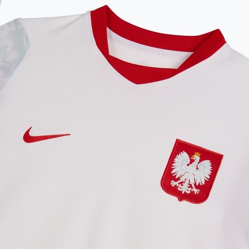 Moteriški futbolo marškinėliai Nike Dri-Fit Poland Stadium Home 2026 white/field silver