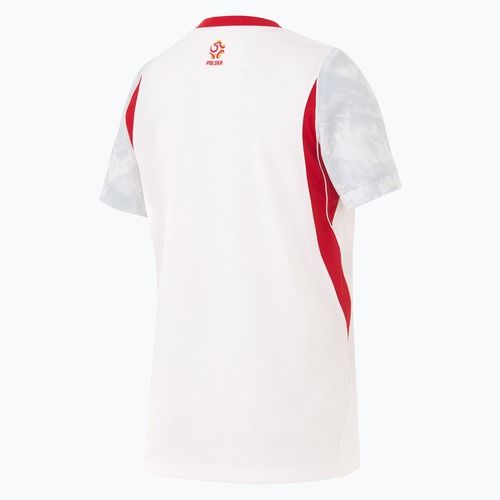 Vaikiški futbolo marškinėliai Nike Dri-Fit Poland Stadium Home 2026 white/field silver