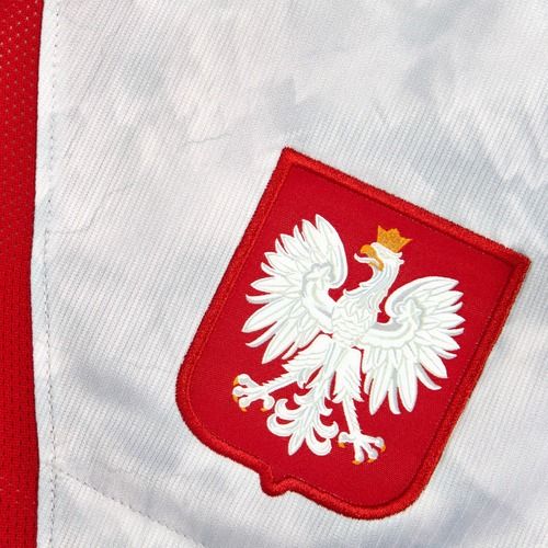 Vyriški futbolo šortai Nike Dri-Fit Poland Stadium Home white/field silver