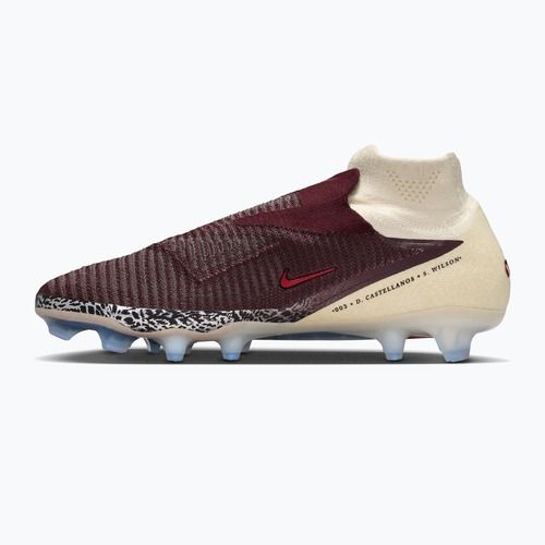 Vyriški futbolo bateliai Nike United Phantom 6 High Elite FG burgundy crush/fossil/university red