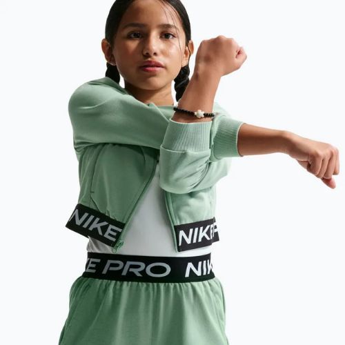 Vaikiški šortai Nike Pro Fleece Dri-Fit steam/steam/black/white