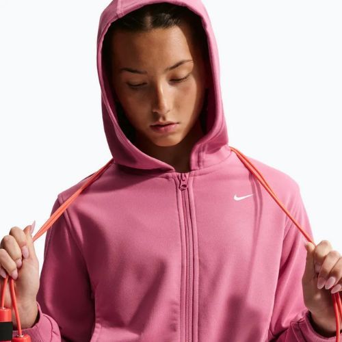 Vaikiškas džemperis Nike Pro Fleece Dri-Fit Full-Zip peony/peony/black/white