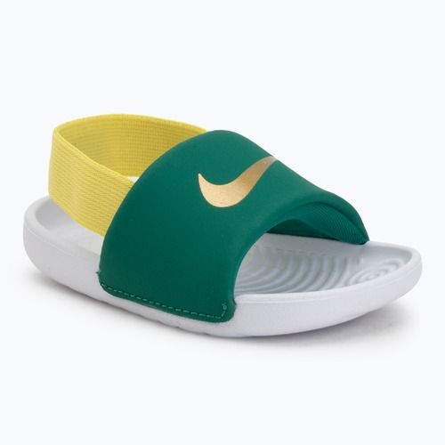 Vaikiškos šlepetės Nike Kawa malachite/sonic yellow