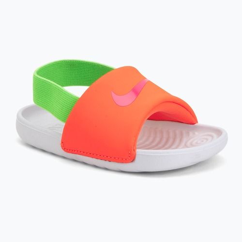 Vaikiškos šlepetės Nike Kawa total orange/green strike