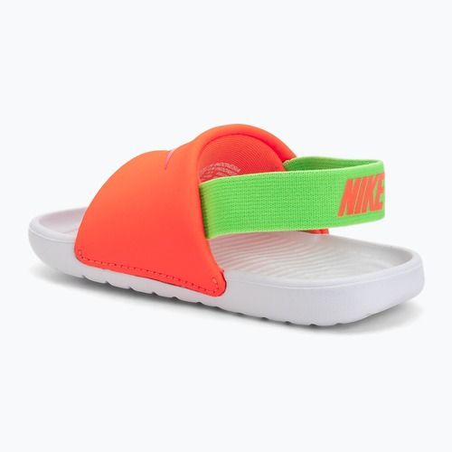Vaikiškos šlepetės Nike Kawa total orange/green strike