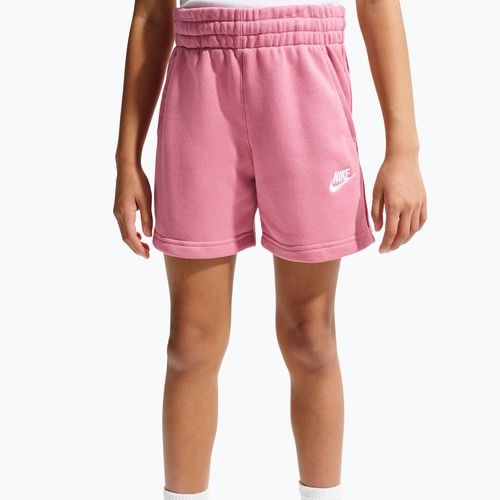 Vaikiški šortai Nike Sportswear Club Fleece peony/peony/white