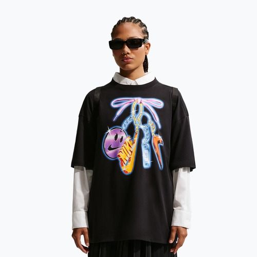 Moteriški marškinėliai Nike Sportswear Classic Oversized 010 juoda