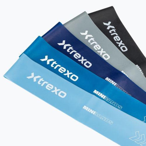Pasipriešinimo gumų rinkinys  XTREXO 5 Mini Power Band resistance band 5 pcs. multicolor