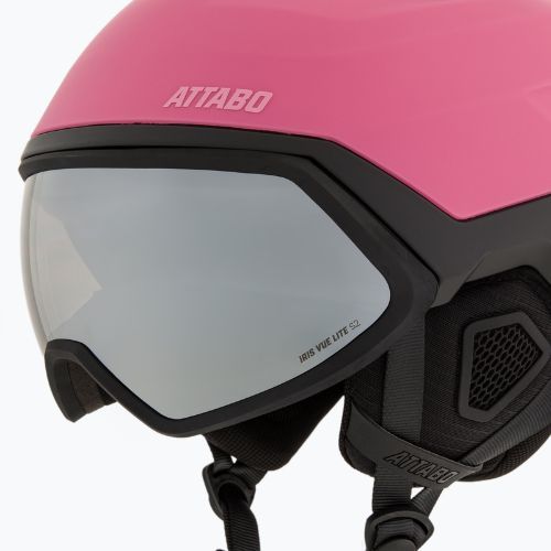 Vaikiškas slidinėjimo šalmas ATTABO Avens 3.0 Jr Visor ERT Pink