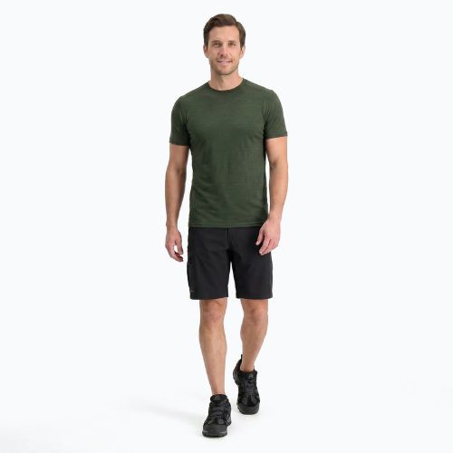 Vyriški termoaktyvūs marškinėliai WOOLCANO Merino 100% TEE0546 žalia