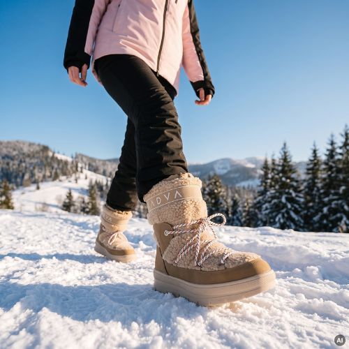 Moteriški sniego batai KADVA RYA HG WP WMNS Brown