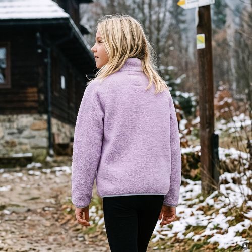 Vaikiškas flisinis džemperis KADVA RODIA JRG violetinis