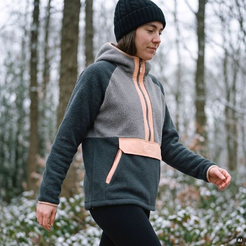 Bluza polarowa damska KADVA RODIA WMNS czarny