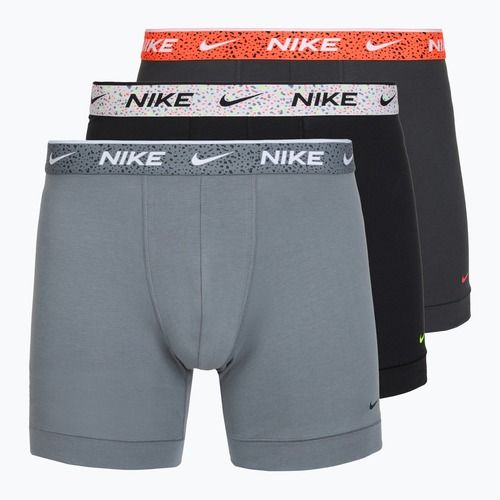 Vyriškos trumpikės Nike Essential Cotton Stretch 3 pairs gray multi