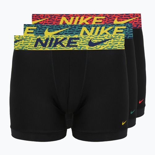 Vyriškos trumpikės Nike Dri-Fit Essential Micro 3 pairs blklightcrimson/ brightcitron/evergreenaur