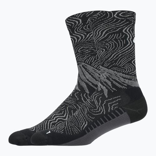 Kojinės ASICS Fujitrail Graphic Crew black/cloud grey
