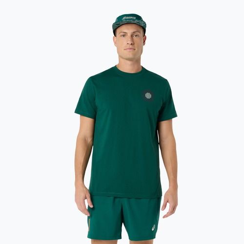 Vyriški teniso marškinėliai ASICS Padel Court Graphic jewel green