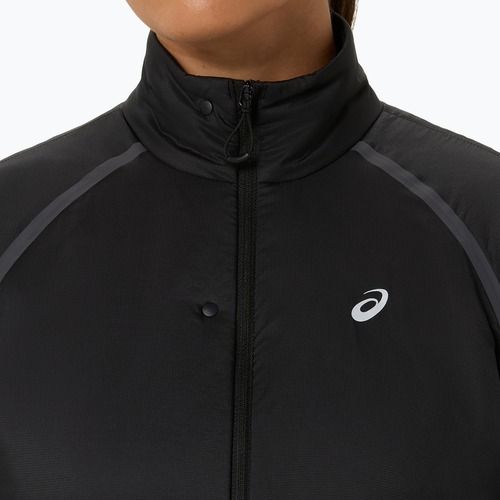 Moteriška bėgimo striukė ASICS Road Winter Run Jacket performance black